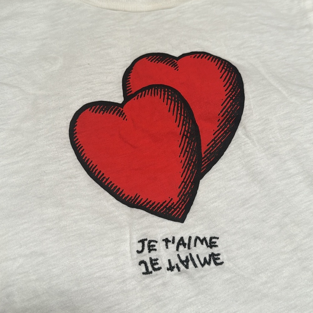 Zadig & Voltaire Skinny Je T’aime T-Shirt - Picture 5 of 7